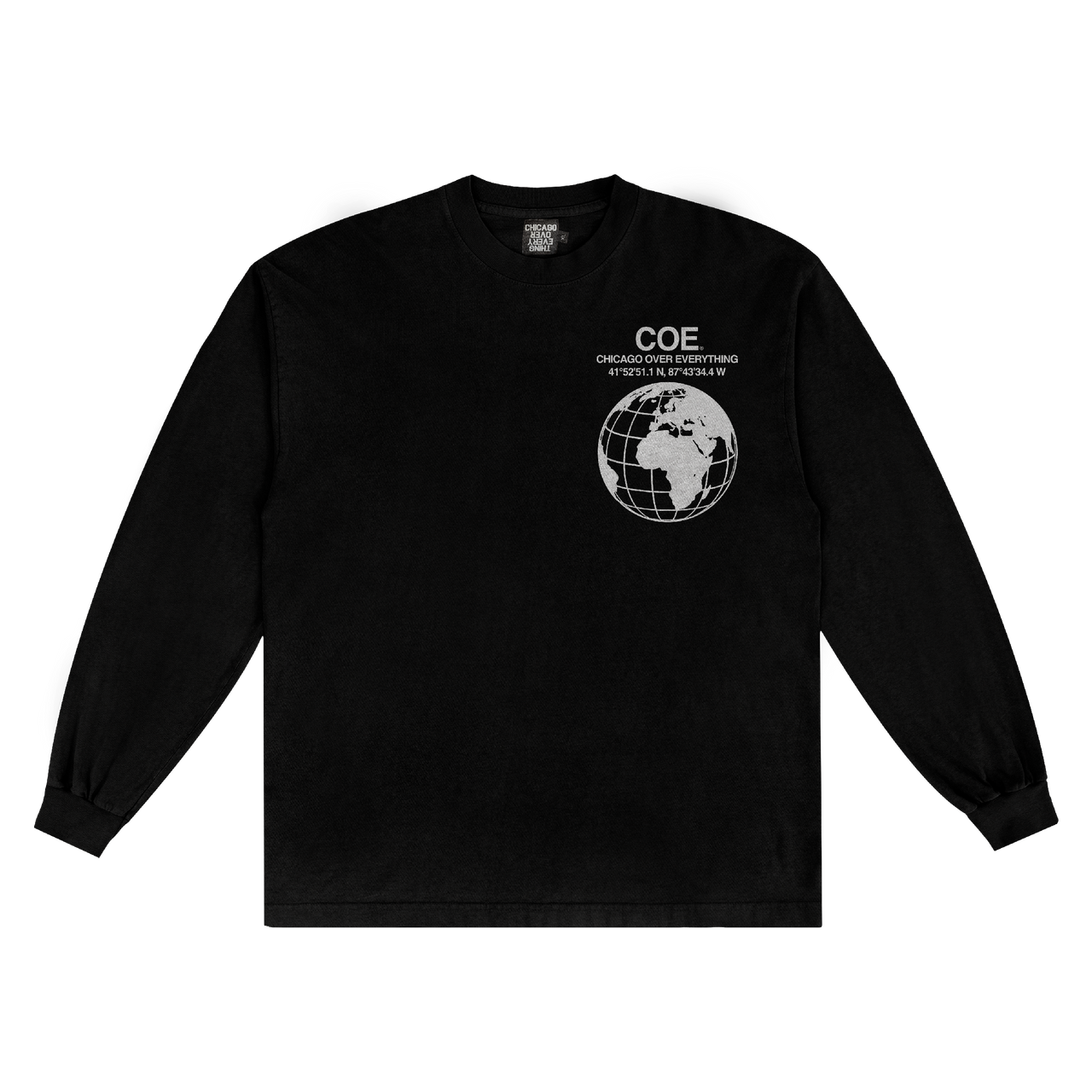 COE Globe Long Sleeve Tee (Black)