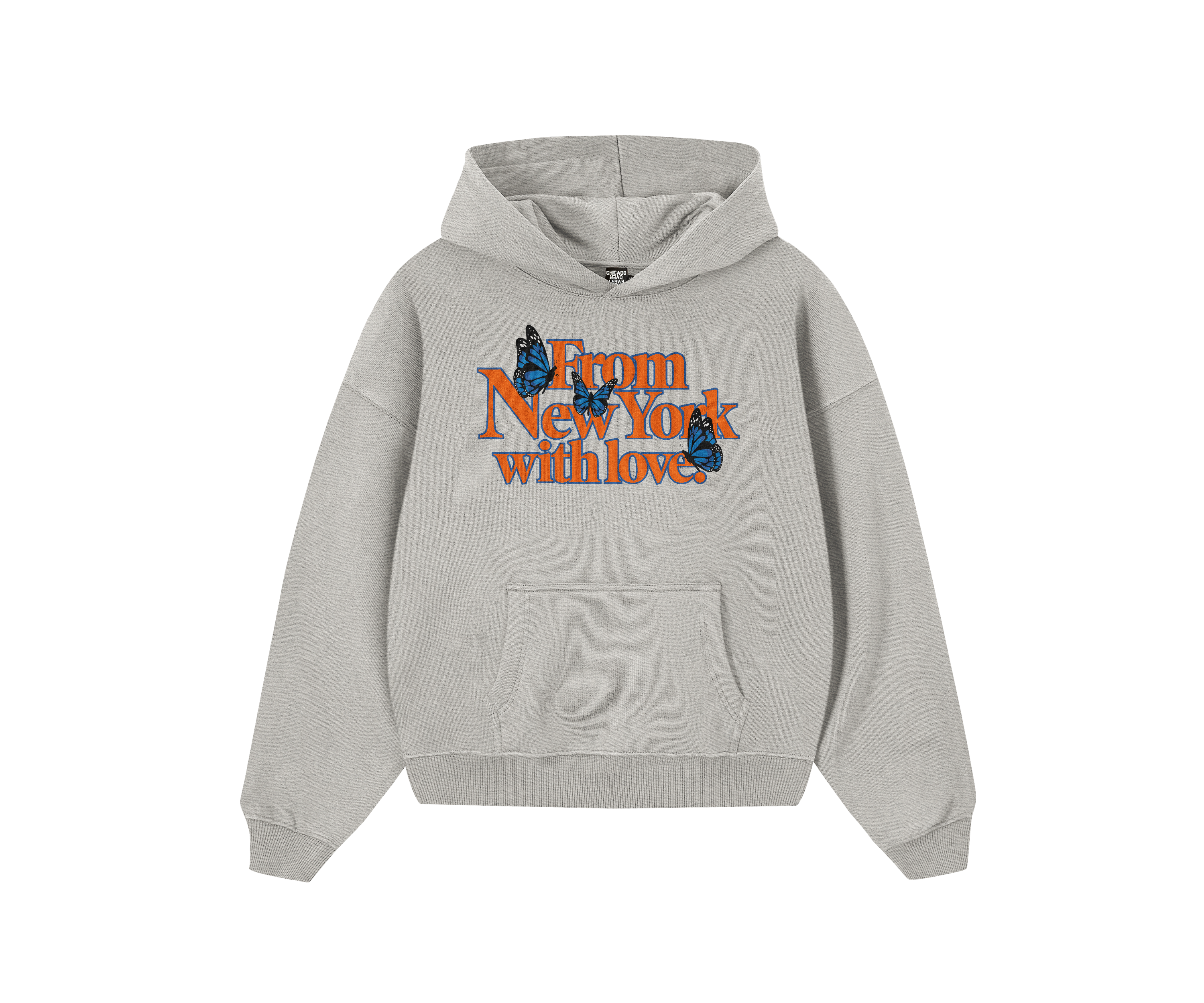 LIMITED - From NY with Love Hoodie (Athletic Gray