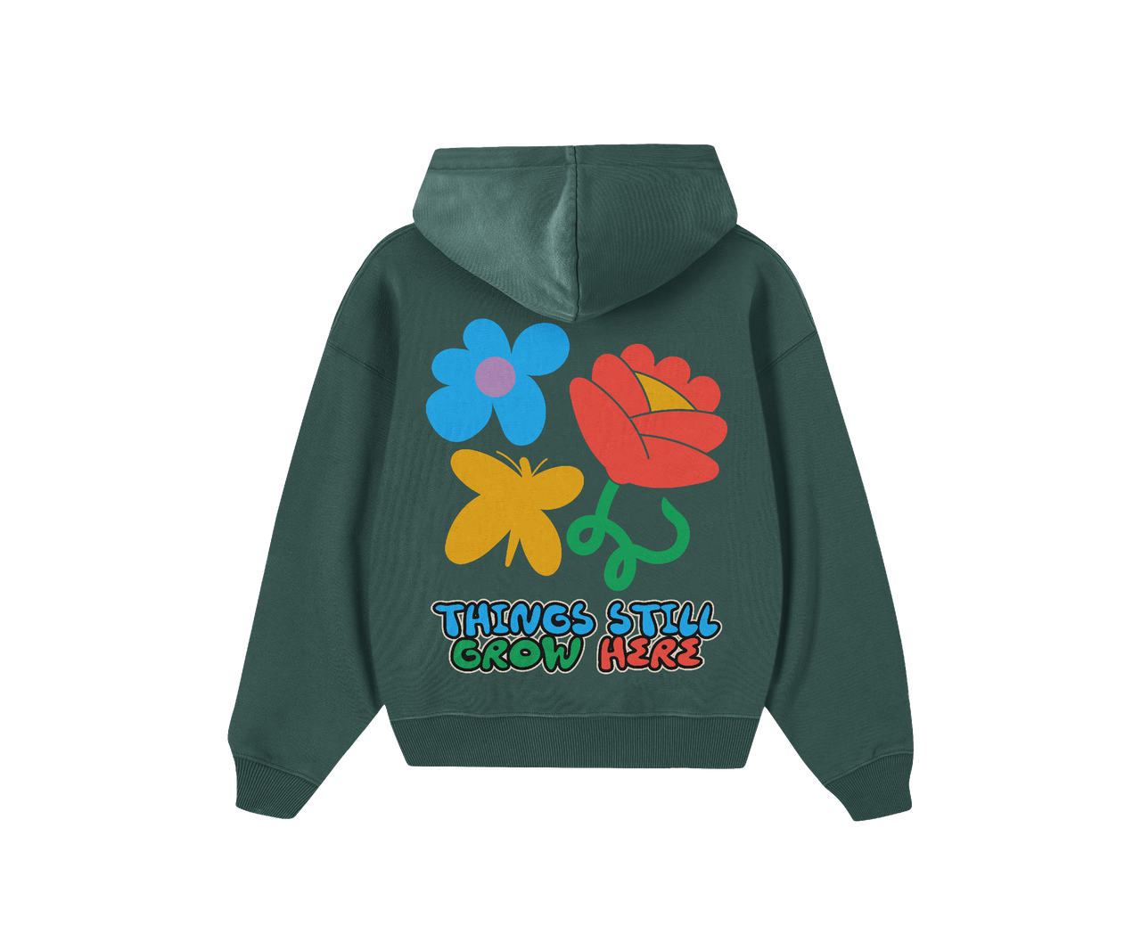 Still Grow Here Hoodie (Green)