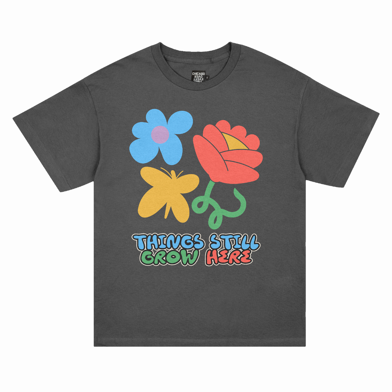 LSD Grow Here Tee (Charcoal)