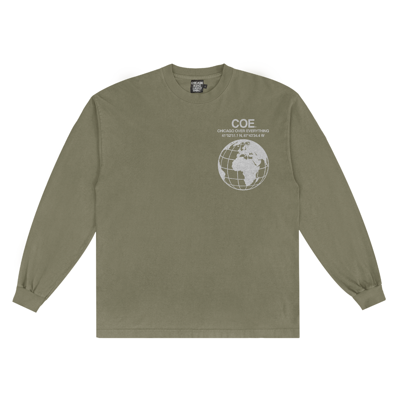 COE Globe Long Sleeve Tee (Light Green)
