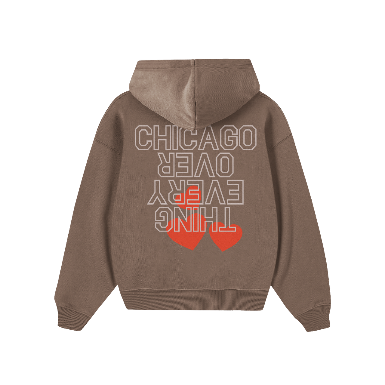 COE Hearts Hoodie (Brown)