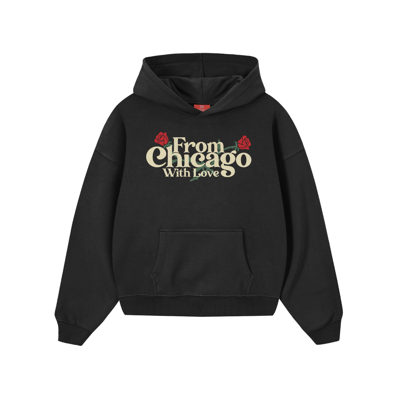 Modern Roses Hoodie (Black)