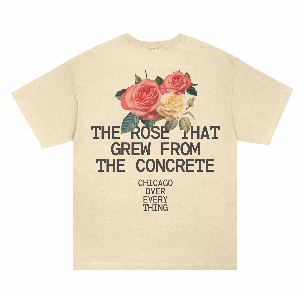 Concrete Rose Tee (Cream)
