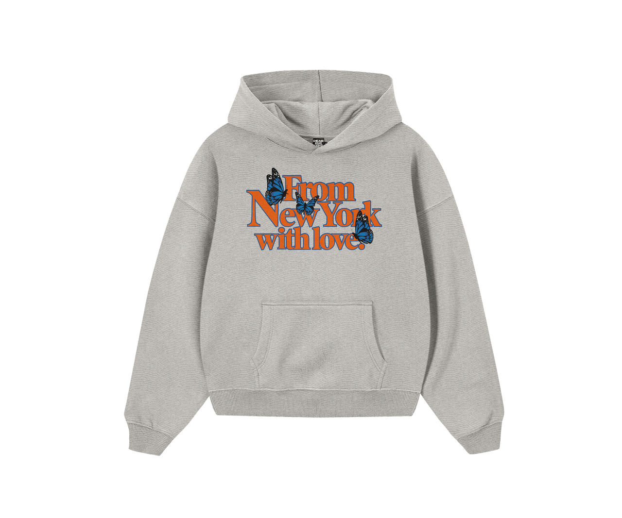 LIMITED - From NY with Love Hoodie (Athletic Gray)