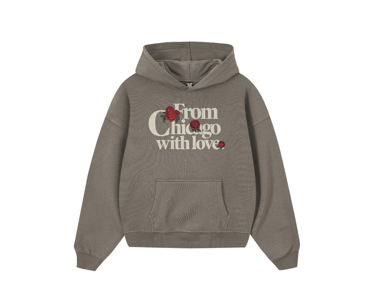 Roses With Love Hoodie (Olive)